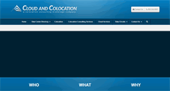 Desktop Screenshot of cloudandcolocation.com