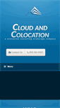 Mobile Screenshot of cloudandcolocation.com